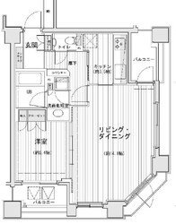 ドゥーエ銀座イーストIIの物件間取画像